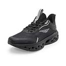 Red Tape Sports Walking Shoes for Men | Soft Cushioned Insole, Slip-Resistance, Dynamic Feet Support, Arch Support & Shock Absorption RSO3581-7 Black