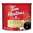 Tim Hortons Original Blend, Fine Grind Coffee, Medium Roast, 930g Can, red