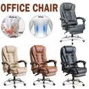 Executive Office Chair Racing Swivel Computer Gaming Chair Recliner w/ Footrest
