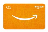 AMAZON GIFT CARD PHYSICAL GIFT CARD IN BLACK MINI ENVELOPE $25