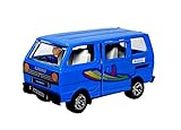 TOYMANIA Amazing Pull Back Famous Van Toy CAR for Kids. | with OPENABLE Door Feature. | Miniature Scaled Models Toy CAR. (Blue Color)