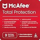 McAfee Total Protection 2024 Ready | 3 Device | Cybersecurity Software Includes Antivirus, Secure VPN, Password Manager, Dark Web Monitoring | Online Code
