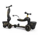 Scoot & Ride Highwaykick 1 Convertible Scooter - Black / Gold Limited Edition
