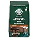 STARBUCKS Pike Place Roast Ground Coffee, Medium Roast, Smooth, Well-Rounded Blend Of Latin American Coffee Beans, 340g Bag