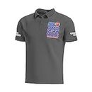 Custom Shirt for Men Customized Polo Golf T Shirts Design Your Own Personalized Tee Print Embroidered Text Photo Logo Grey L