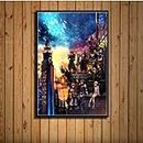 JYSHC Impresión En Lienzo Kingdom Hearts Poster Video Game Cover Anime Painting Canvas Poster Wall Home Decoration Xf92Ya 40X60Cm Sin Marco