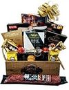 Beautiful, Classy and Festive Gift Basket of Gourmet Cheese, Handcrafted Meat and Savory, Sweets and Chocolates Selection from World Renowned Brands - Delicatessen