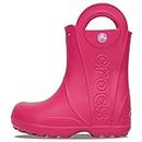 Crocs Kids Handle It Rain Boot, Candy Pink, C10