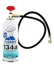 R-134 Gas Can Combo set For Use Refrigerator and Car With Valve and Hose Pipe Charging line