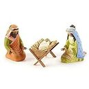 MACKENZIE-CHILDS Patience Brewster Nativity World Holy Family Figures, Set of 4