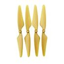 ZYGY 4PCS Propellers for CCW/CW Hubsan H501S H501A H501C H501M H501S W H501S pro MJX B3 BUGS 3 B3H BUGS 3H F17 F100 HS700 D80 Four-axis Aerial Camera RC Drones Golden