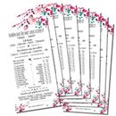Hochzeitsspiel mit 52 Karten Fragen und Antworten für das Brautpaar Feier Gäste