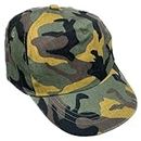 Camouflage Militärmütze, Sportbekleidung für Camping, Angeln, Herren, Damen, Jungen und Mädchen, Camouflage, Militär Tarnmuster, One size