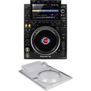 Pioneer DJ CDJ-3000 Media Player and Decksaver Bundle