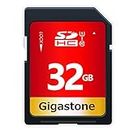 Gigastone 32GB SDHC Speicherkarte UHS-I U1 Klasse 10, bis zu 80 MB/Sek. für Digitalkameras Canon Sony Nikon Olympus PC