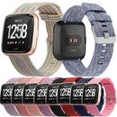 Sports Fabric Woven Watch Band Strap Wristband For Fitbit Versa /Versa 2/Lite 