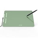 XP-Pen Deco01 V2 Digital Graphics Drawing Pen Tablet (10" x 6.25", 8192 Levels of Pressure Sensitivity, Battery-Free Passive Stylus, Green)