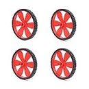 Electronic spices 70X10 MM Pack of 4 Bo Robotic Wheel for science & school project