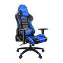 Leather Computer Chairs Gaming Chair High Back Racing Office Swivel Executive Chair with Headrest Adjustable Armrest and Lumbar Support for Adults Teens (Color : A) (B)