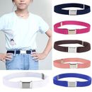 Cintura elástica para niños con hebilla cinturón de lona
