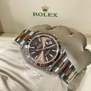 Rolex Datejust 41 Chocolate Fluted Oyster 18K Rose Gold 2023 Complete