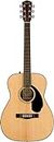 Fender CC-60S Right Handed Acoustic-Electric Guitar - Concert Body Style - Black