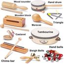 Toddler Musical Instruments Natural Wooden Percussion Instruments Toy