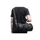 Sports Gym Bag Workout Lightweight Duffel Bags for Men and Women Black Small