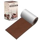 Leather Repair Tape 3X60 inch Patch Leather Adhesive for Sofas, Car Seats, Handbags, Jackets,First Aid Patch (Smooth Weave Chestnut Brown)