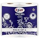 Ezee Toilet Paper Roll - Pack Of 4 | Tissue Paper Roll Ultra Soft Highly Absorbent | 160 Pulls Each Roll…