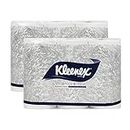 KLEENEX® Toilet Tissue 60049 - 2 ply Toilet Paper - 12 Toilet Rolls x 160 Toilet Tissue Sheets - Sheet Size 9.8 x 13.5 cm (1,920 sheets)