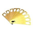 SECRET DESIRE 10 Pieces Guitar Neck Shims Easy Install Brass Shims for Brass Accessories|Accessories Guitar|Musical Instruments