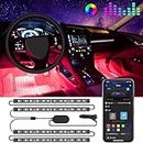Govee Car LED Lights, Smart Interior Lights with App Control, RGB Inside Car Lights with DIY Mode and Music Mode, 2 Lines Design for Cars with Car Charger, DC 12V