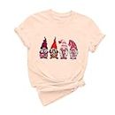 Returns and Refunds My Recent Order Womens Cute Graphic Short Sleeve T-Shirts Valentines Gnome Print Tops Holiday Casual Funny Pattern Tee Shirt Amazon Clearance Items
