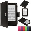 für Amazon Kindle & Kids 6" eReader schmale Leder Schutzhülle Flip Case Cover