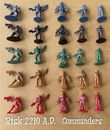 RISK 2210 AD Board Game SPARE PARTS COMMANDERS -Only ONE P&P on Multiple Buys