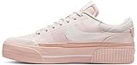 NIKE Court Legacy Lift, Sneaker Mujer, Light Soft Pink Sail Pink Oxford, 37.5 EU