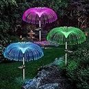 Amitasha 2 Pc LED Solar Light Outdoor Garden Balcony Terrace Wall Rechargeable Waterproof Decorative Pathway Lights for Home (Jelly Fish Light)