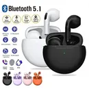 TWS Pro6 Earphone Bluetooth Headphones with Mic 9D Stereo Pro 6 Earbuds for Xiaomi Samsung Android