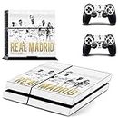 Elton Real Madrid Gold Edition Theme 3M Skin Cover for PS4 Console and Controllers