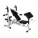 Bench Multi Weight Gym Fitness Home Workout Adjustable Exercise Training Press