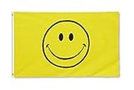 Star Cluster 90 x 150 cm Glückliche Lächeln Flagge/Happy Smiley Flag (Smile)