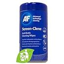 AF Anti Static Screen Cleaning Wipes - Pre-moistened for Computer, laptop, TV, Tablets, Phone etc. Tub x100