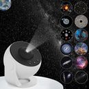 12 in 1 LED Galaxy Projector Lamp Starry Sky Night Light Moon Star 360° Rotation