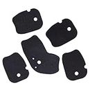 5Pcs Car Black Cup Holder Rubber Cushion Accessories Fit For Toyota Tacoma 2001 2002 2003 2004 66995-AD011 66995-AD021