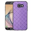ELISORLI Compatible with Samsung Galaxy J7 Prime 2016/On7/J7Prime 2/On Nxt/On7 Prime Case Rugged Thin Cell Anti-Slip Fit Rubber TPU Mobile Phone Cover for Gaxaly SM-G610F SM-G611F SM G610F Purple