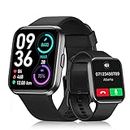 Smart Watch for Women Men, Smart Watch (Answer/Make Call),1.8" Full Touch Alexa Built-in Fitness Watch with Heart Rate/Blood Oxygen/Sleep/Stress Monitor, IP68 Waterproof Smartwatch for Android iOS
