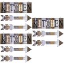  3 Set Insegna Rustica Cucina Vintage Arredamento Casa Regali per Riscaldamento Casa