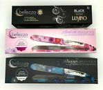 *New* Bellezza 100% Solid Ceramic Flat Iron- Black Blue Pink Fast Delivery.UK