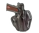 1791 Gunleather 1911 Holster - Thumb Break Leather Holster - Cocked and Locked Carry - Right Hand OWB Holster for Belts - Fit 4" and 5" Barrels (Signature Brown)